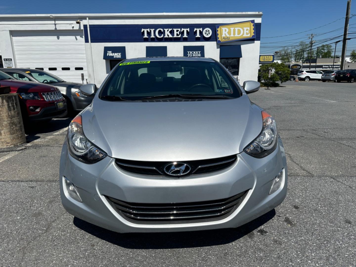 2013 SILVER Hyundai Elantra Limited (5NPDH4AE3DH) with an 1.8L L4 DOHC 16V engine, 6-Speed Automatic transmission, located at 1254 Manheim Pike, Lancaster, PA, 17601, (717) 393-9133, 40.062870, -76.323273 - Photo#1